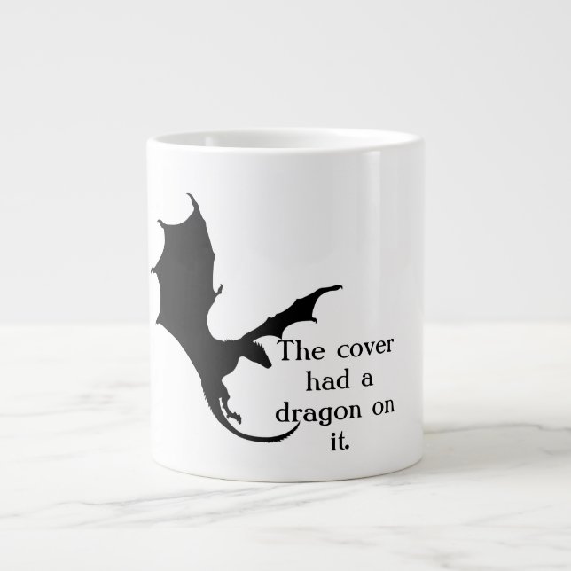 Caneca De Café Grande Não Me Lembro do Título, Mas... (Frente)