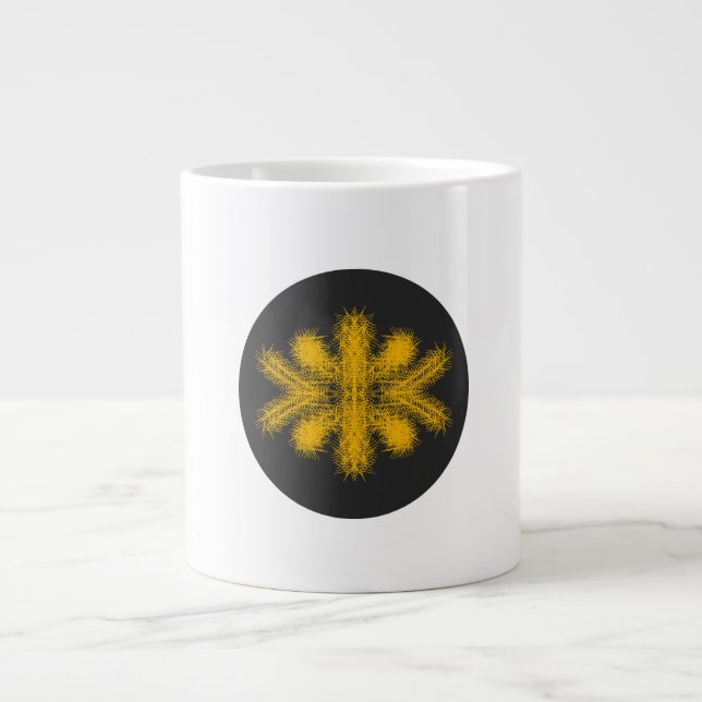 Caneca De Café Grande Não me toques | ASMR Art silencioso (Frente)