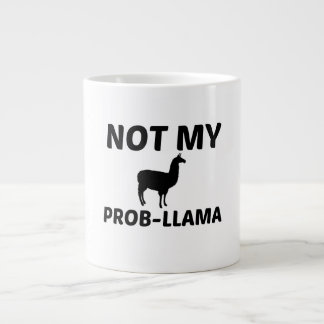 CANECA DE CAFÉ GRANDE NÃO MEU PROB LLAMA