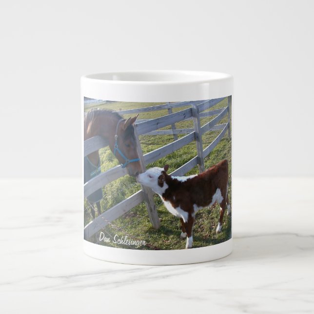 Caneca De Café Grande Não podemos ser Amigos (Frente)