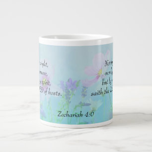 Caneca De Café Grande Não por Might - Zechariah 4:6