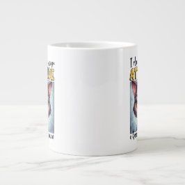 Caneca De Café Grande Não preciso da sua atitude. Trouxe a minha!