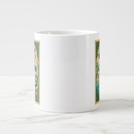 Caneca De Café Grande Não preciso de terapia, só preciso de aquamarina
