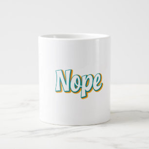 Caneca De Café Grande Não Retro