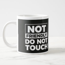 Caneca De Café Grande Não Tocar