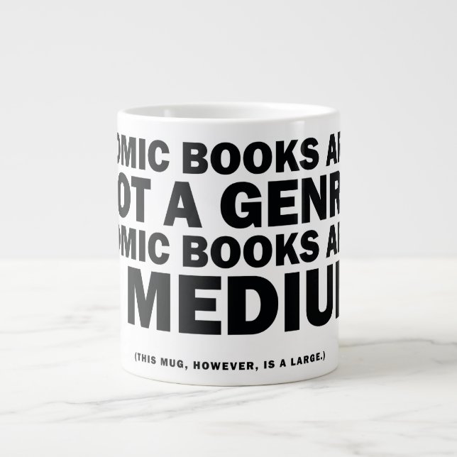 Caneca De Café Grande não um gênero (Frente)