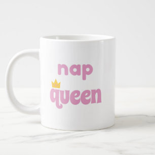 Caneca De Café Grande Nap Queen Mug