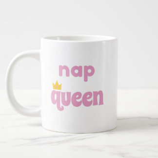 Caneca De Café Grande Nap Queen Mug