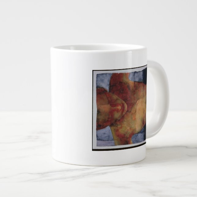 Caneca De Café Grande Natação Noturna 2000 (Frente Esquerda)