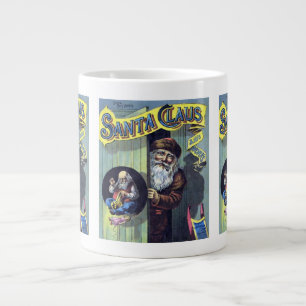 Caneca De Café Grande Natal Antigo, Papai Noel e Seu Trabalho Livro
