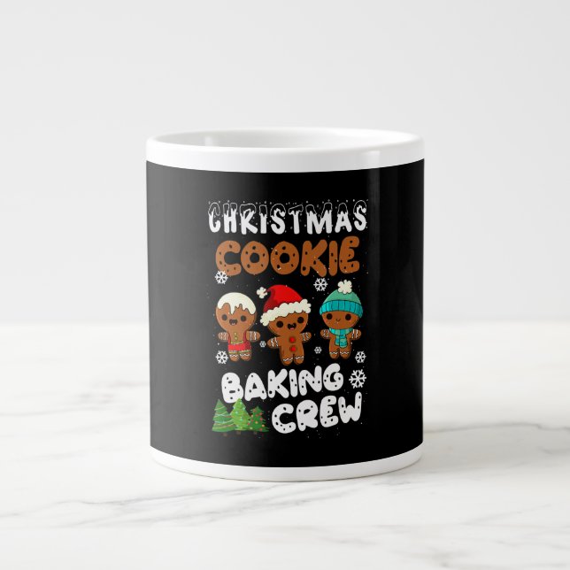 Caneca De Café Grande Natal Cookie Baking Crew Natal Engraçado Presente (Frente)