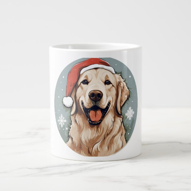 Caneca De Café Grande Natal da recuperação de ouros (Frente)