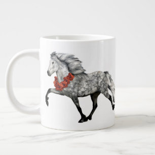 Caneca De Café Grande Natal dos Cavalos Islandeses