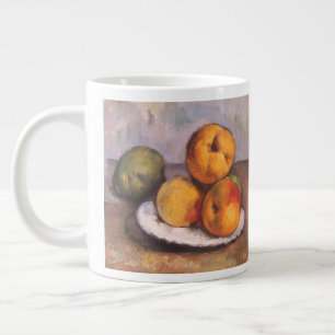 Caneca De Café Grande Natureza Morta com Quince, Maçãs, Peras por Paul C