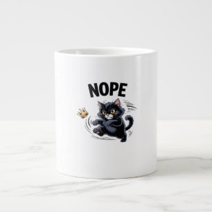 Caneca De Café Grande Nenhum Rei Na América Camisa Divertida de Chutar C