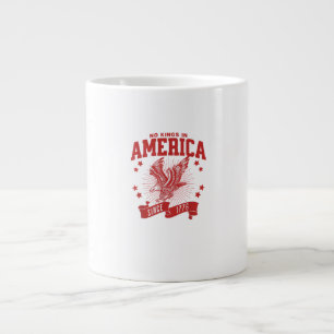 Caneca De Café Grande Nenhum Rei na América desde 1776 EUA Águia