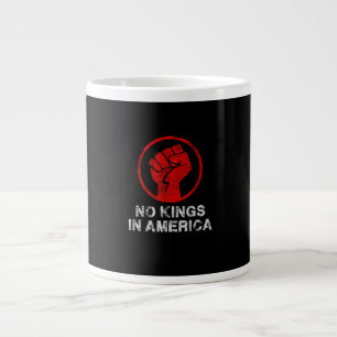 Caneca De Café Grande Nenhum Rei na América desde 1776 Resiste 8647 Band