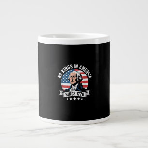 Caneca De Café Grande Nenhum Rei na América desde 1776 Vibe de Liberdade