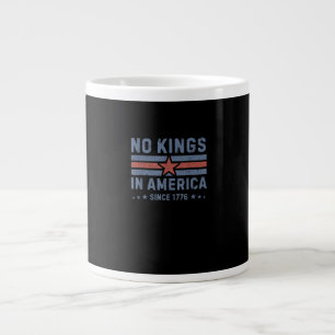 Caneca De Café Grande Nenhum Rei na América desde 1776 Vintage