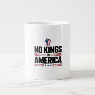 Caneca De Café Grande Nenhum Rei na América EUA Clássico Retro