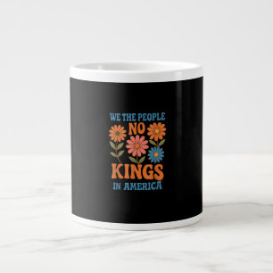 Caneca De Café Grande Nenhum Rei Na América Nós O Povo Amantes Retrô