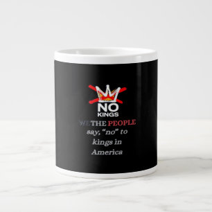 Caneca De Café Grande Nenhum Rei Nós, o Povo Estilo Clássico de Liberdad