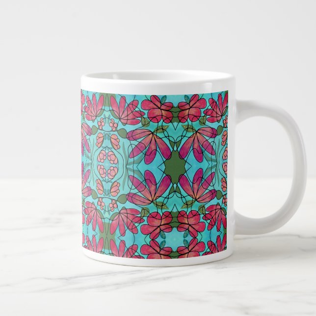 CANECA DE CAFÉ GRANDE NEUROGRÁFICO FLORES DE PRIMAVERA (Direita)