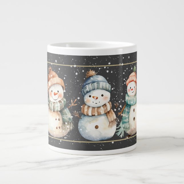 CANECA DE CAFÉ GRANDE NEVE, NEVE, INVERNO (Frente)