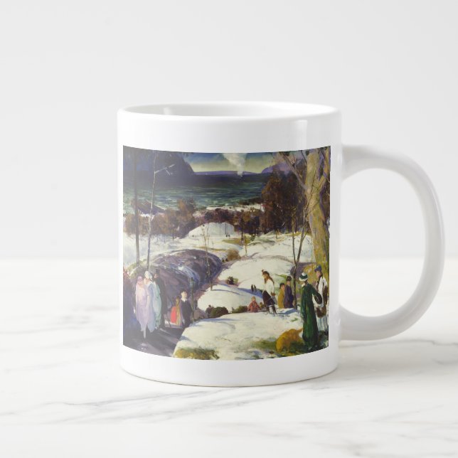 Caneca De Café Grande Neve Páscoa (Direita)