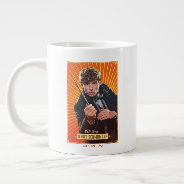 Caneca De Café Grande Newt Scamander Character Graphic (Esquerda)