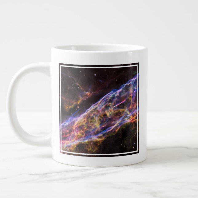Caneca De Café Grande Ngc 6960, A Nebulosa da Bruxa. (Esquerda)