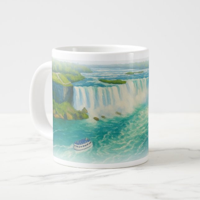 Caneca De Café Grande NIAGARA FALLS - vista (Frente Esquerda)
