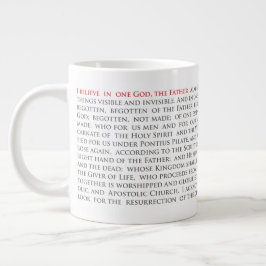 Caneca De Café Grande Nicene Creed Jumbo Mug 20oz