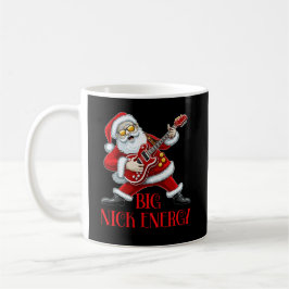 Caneca De Café Grande Nick Energy Engraçado Papais noeis de Natal