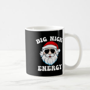Caneca De Café Grande Nick Energy Papais noeis Xmas Divertido Nat