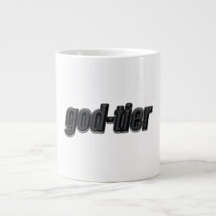 Caneca De Café Grande Nível de Deus 