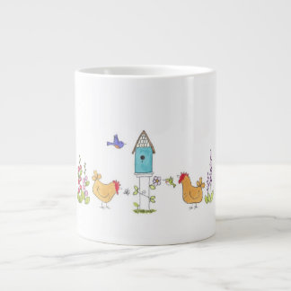 Caneca De Café Grande No Birdhouse