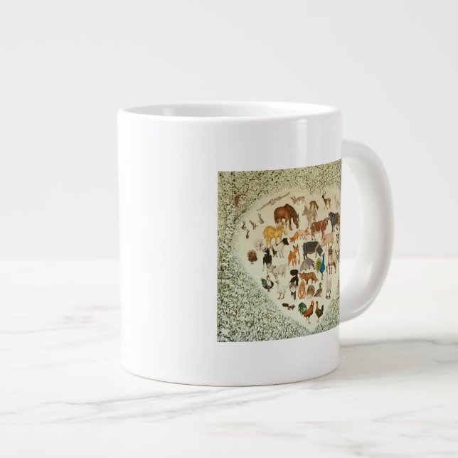 Caneca De Café Grande No coração de tudo 2013 (Frente Esquerda)