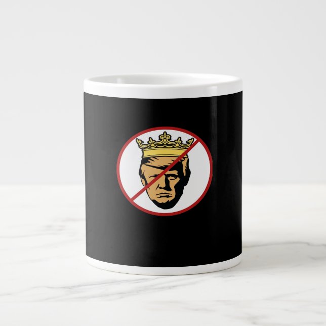 Caneca De Café Grande No Kings Anti Creative Classic Design (Frente)