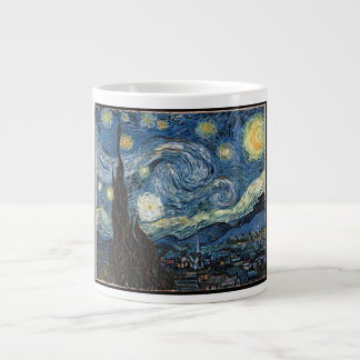 Caneca De Café Grande Noite Estrelada por Vincent Van Gogh