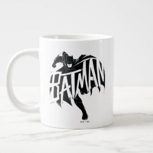 Caneca De Café Grande Nome do Pincel de Tinta Batman