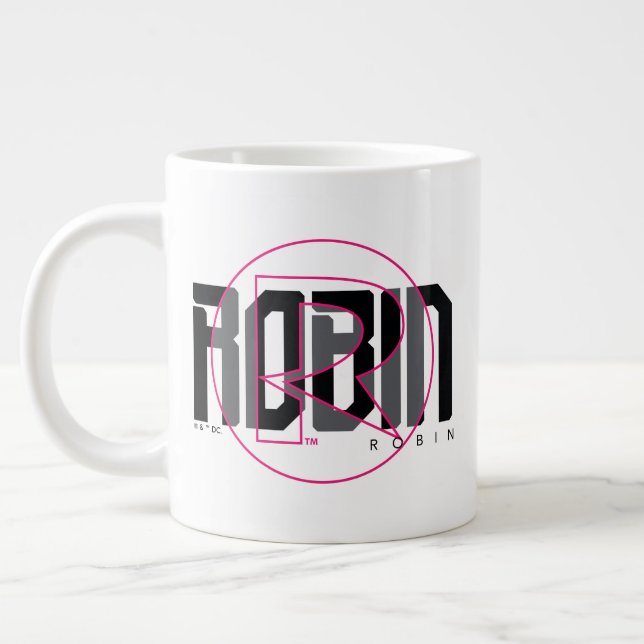 Caneca De Café Grande Nome Hi-Tech Gráfico Robin (Esquerda)