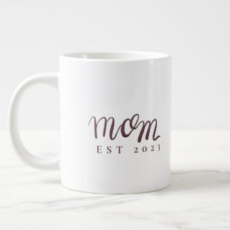 Caneca De Café Grande Nome Personalizado Estabelecido Mamãe Presente de