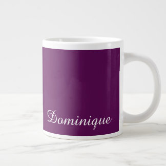 Caneca De Café Grande Nome Personalizável de Perfeição de Ameixa - Mug d