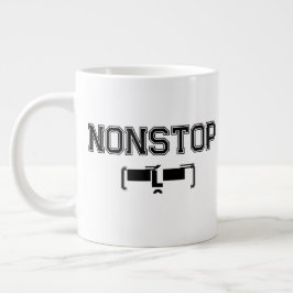 Caneca De Café Grande NONSTOP Gym Motivation Hoodie T Shirt