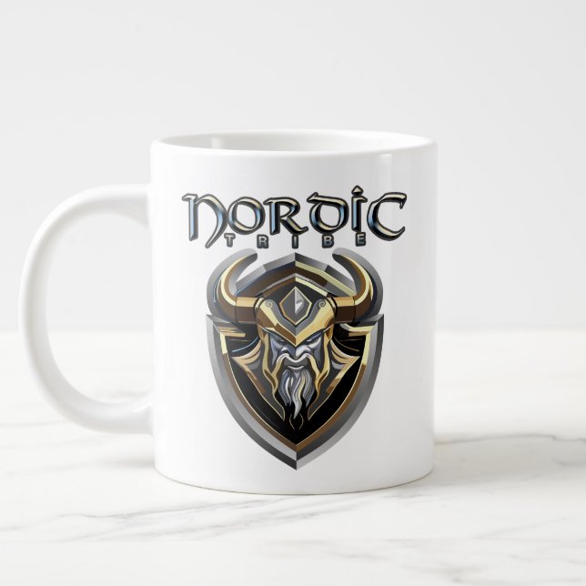 Caneca De Café Grande Nordic Tribe 20oz (Esquerda)