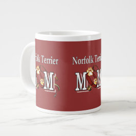 Caneca De Café Grande Norfolk Terrier Mãe