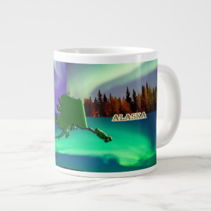 Caneca De Café Grande Nortes do Alasca Collage