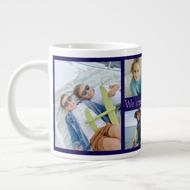 Caneca De Café Grande Nós Amamos Você Vô Vovô 6 Fotos  (Esquerda)