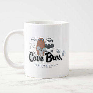 Caneca De Café Grande Nós Bare Bears - Irmãos Cavernas. Representar